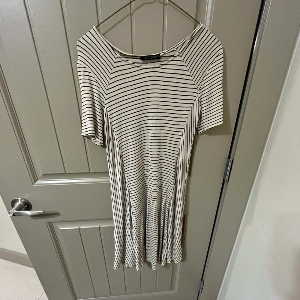 Black and white XS Midi Dress